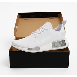 Adidas NMD_R1 Spectoo White Silver Shoes 7.5